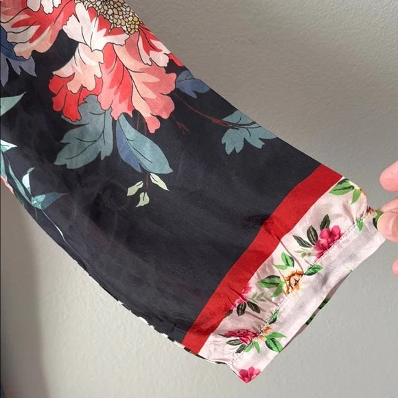 Johnny Was Ontari Cordia Tunic Floral Print Women's Top - Picture 6 of 8